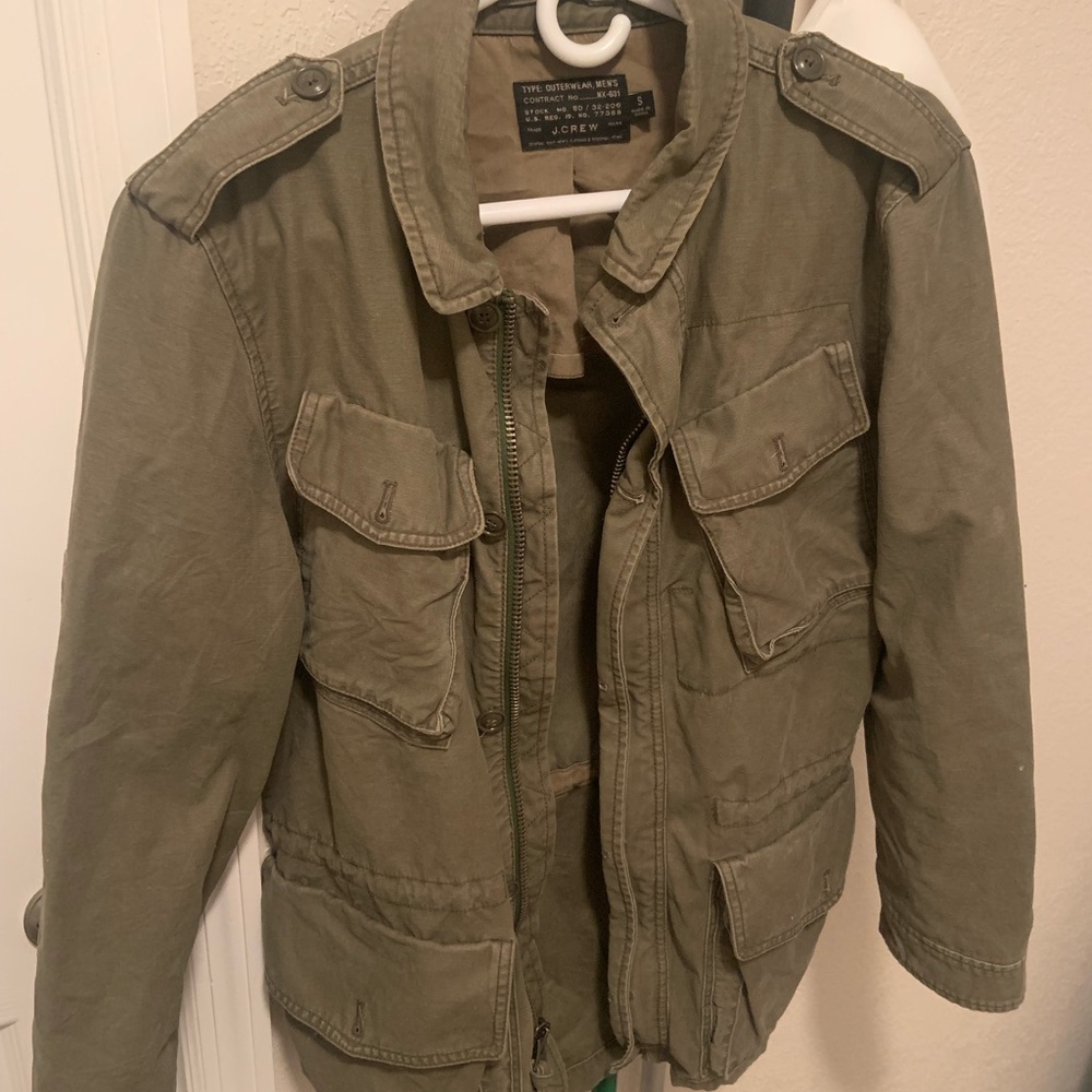 J Crew field military jacket, small